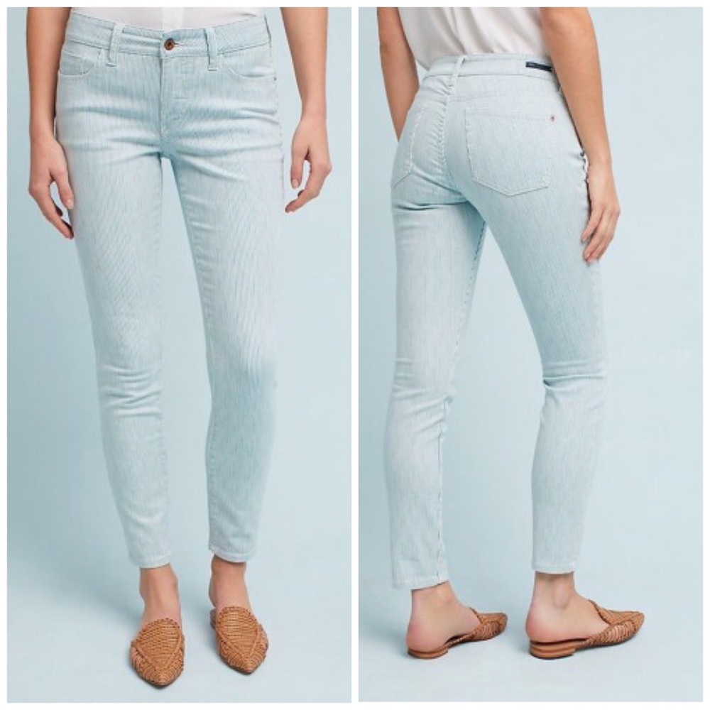 Anthropologie Pilcro Mid Rise Skinny Ankle Jeans